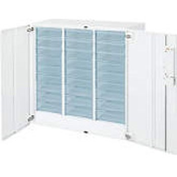 BWU-SPA349SAWN システム収納 エディア 扉付きA4浅・深コンビトレーユニット(配送・組立サービス付き) コクヨ 62587325