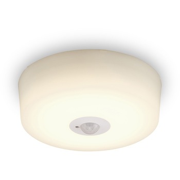 小型シーリングライト 高効率 人感センサー付【電球色 昼光色】 アイリスオーヤマ