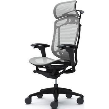 コンテッサセコンダ、可動肘、固定ヘッド、座メッシュ、ハンガー付、ランバー付、ブラックB、ブラック、脚ブラック、ウレタン オカムラ(岡村製作所)