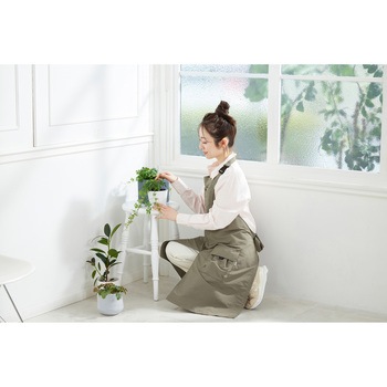 防融加工撥水エプロン【ブラック/カーキ/ベージュ】 アイリスオーヤマ