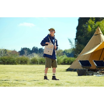 防融加工撥水マルチポケットベスト【ブラック/カーキ/ベージュ】 アイリスオーヤマ