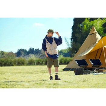 防融加工撥水マルチポケットベスト【ブラック/カーキ/ベージュ】 アイリスオーヤマ