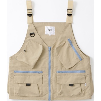 防融加工撥水マルチポケットベスト【ブラック/カーキ/ベージュ】 アイリスオーヤマ