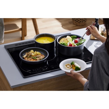 200VビルトインIH3口グリルレスタイプ アイリスオーヤマ