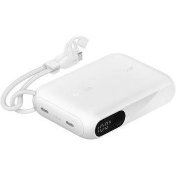 Belkin モバイルバッテリー 10000mAh with Display ホワイト BELKIN(ベルキン)