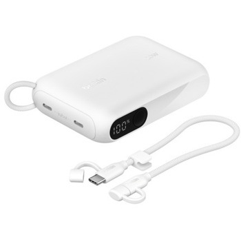 Belkin モバイルバッテリー 10000mAh with Display ホワイト BELKIN(ベルキン)