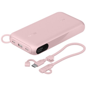 Belkin モバイルバッテリー 20000mAh with Display ピンク - BELKIN(ベルキン)