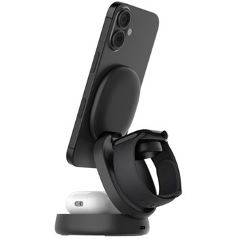 Belkin Qi2 3 in 1 ワイヤレス充電スタンド ブラック BELKIN(ベルキン)