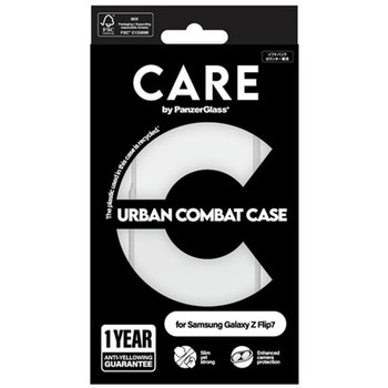 CARE by PanzerGlass Samsung Galaxy Z Flip7 Clear Case - CARE