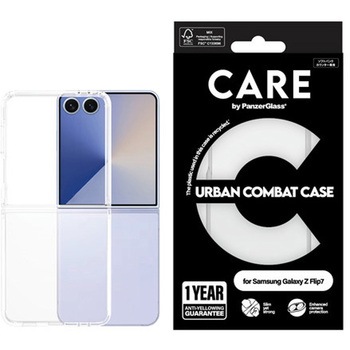 CARE by PanzerGlass Samsung Galaxy Z Flip7 Clear Case - CARE