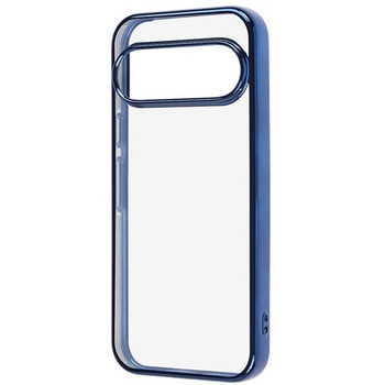 Google Pixel 10/10 Pro Like standard カメラ保護設計 メタリック TPUソフトケース / ブルー レイ・アウト