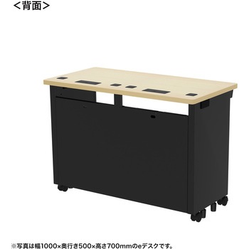 デスク eシリーズ 薄い木目×ブラック サンワサプライ