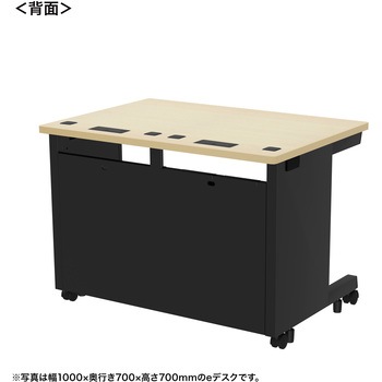 デスク eシリーズ 薄い木目×ブラック サンワサプライ