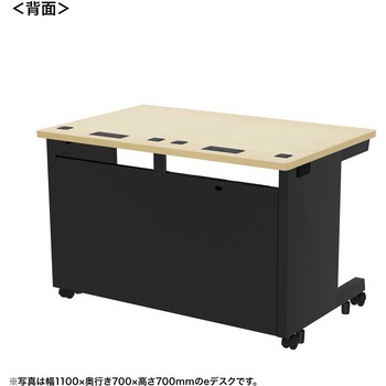 デスク eシリーズ 薄い木目×ブラック サンワサプライ