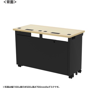 デスク eシリーズ 薄い木目×ブラック サンワサプライ