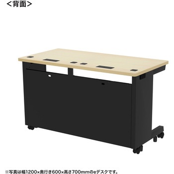 デスク eシリーズ 薄い木目×ブラック サンワサプライ