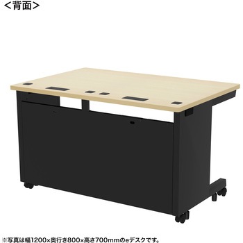 デスク eシリーズ 薄い木目×ブラック サンワサプライ