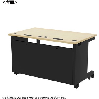 デスク eシリーズ 薄い木目×ブラック サンワサプライ