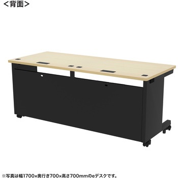 デスク eシリーズ 薄い木目×ブラック サンワサプライ