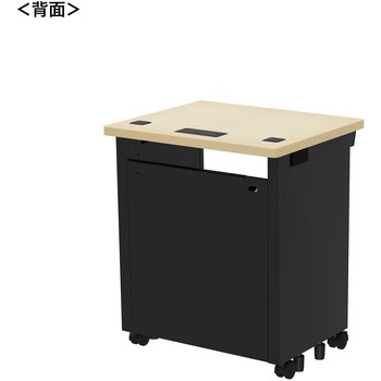 デスク eシリーズ 薄い木目×ブラック サンワサプライ