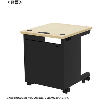 デスク eシリーズ 薄い木目×ブラック サンワサプライ