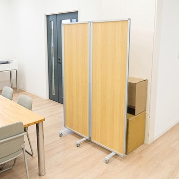 パーティション 三連タイプ 木目タイプ サンワサプライ