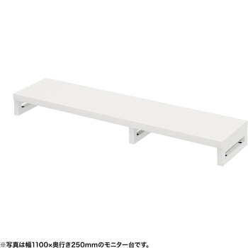 机上ラック eシリーズ ホワイト×ホワイト角脚 サンワサプライ