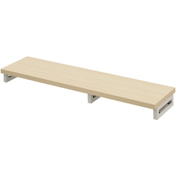 机上ラック eシリーズ 薄い木目×ホワイト角脚 サンワサプライ