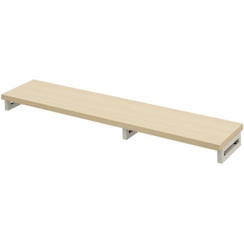 机上ラック eシリーズ 薄い木目×ホワイト角脚 サンワサプライ