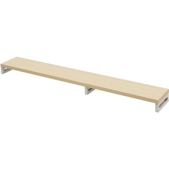 机上ラック eシリーズ 薄い木目×ホワイト角脚 サンワサプライ