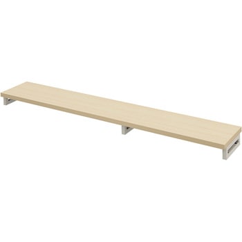 机上ラック eシリーズ 薄い木目×ホワイト角脚 サンワサプライ