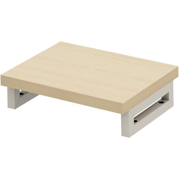 机上ラック eシリーズ 薄い木目×ホワイト角脚 サンワサプライ