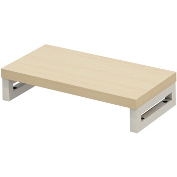 机上ラック eシリーズ 薄い木目×ホワイト角脚 サンワサプライ