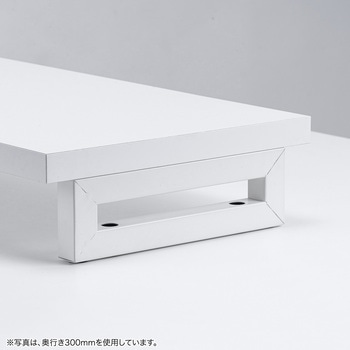 机上ラック eシリーズ ホワイト×ホワイト角脚 サンワサプライ