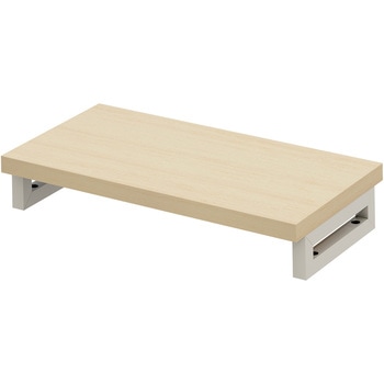 机上ラック eシリーズ 薄い木目×ホワイト角脚 サンワサプライ