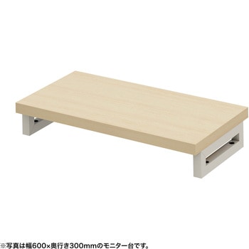 机上ラック eシリーズ 薄い木目×ホワイト角脚 サンワサプライ