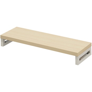 机上ラック eシリーズ 薄い木目×ホワイト角脚 サンワサプライ