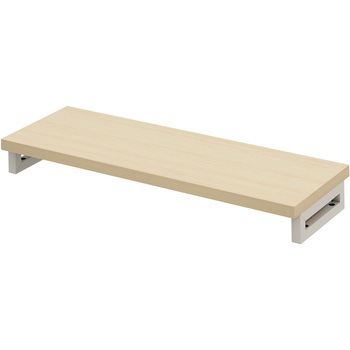 机上ラック eシリーズ 薄い木目×ホワイト角脚 サンワサプライ