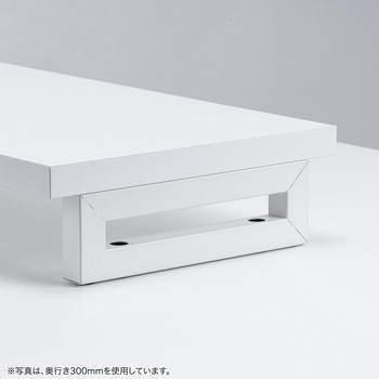机上ラック eシリーズ ホワイト×ホワイト角脚 サンワサプライ