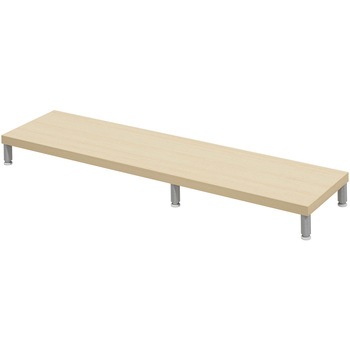 机上ラック eシリーズ 薄い木目×ホワイト丸脚 サンワサプライ