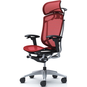 コンテッサセコンダ、可動肘、固定ヘッド、座メッシュ、ハンガー付、ランバー無、ブラックB、シルバー、脚シルバー、ウレタン オカムラ(岡村製作所)