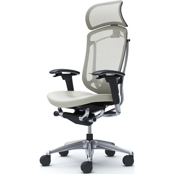 コンテッサセコンダ、可動肘、固定ヘッド、座革、ハンガー無、ランバー付、ブラックB、ポリッシュ、脚ポリッシュ、ウレタン オカムラ(岡村製作所)