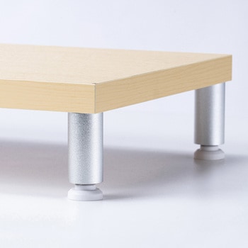 机上ラック eシリーズ 薄い木目×ホワイト丸脚 サンワサプライ