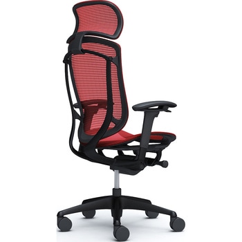 コンテッサセコンダ、可動肘、固定ヘッド、座メッシュ、ハンガー無、ランバー無、ブラックB、ブラック、脚ブラック、ウレタン オカムラ(岡村製作所)