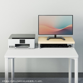 机上ラック eシリーズ ホワイト×ホワイト丸脚 サンワサプライ
