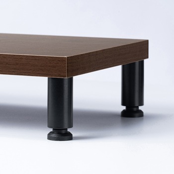 机上ラック eシリーズ 濃い木目×ブラック丸脚 サンワサプライ