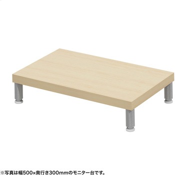 机上ラック eシリーズ 薄い木目×ホワイト丸脚 サンワサプライ