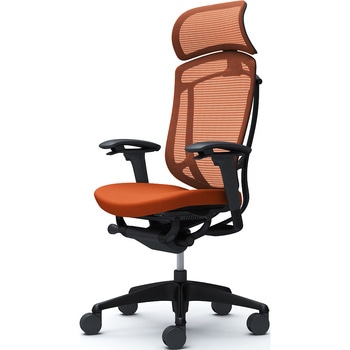 コンテッサセコンダ、可動肘、固定ヘッド、座クッション、ハンガー無、ランバー無、ブラックB、ブラック、脚ブラック、ウレタン オカムラ(岡村製作所)