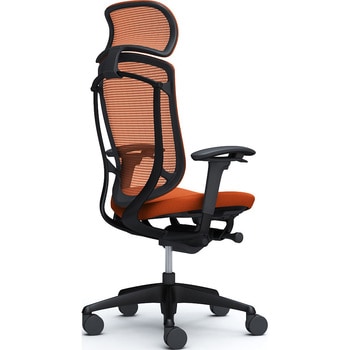 コンテッサセコンダ、可動肘、固定ヘッド、座クッション、ハンガー無、ランバー無、ブラックB、ブラック、脚ブラック、ウレタン オカムラ(岡村製作所)