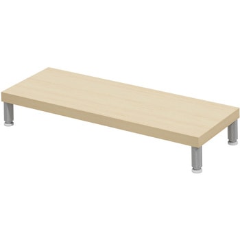 机上ラック eシリーズ 薄い木目×ホワイト丸脚 サンワサプライ